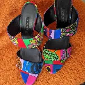 Versace multi-color sandalo